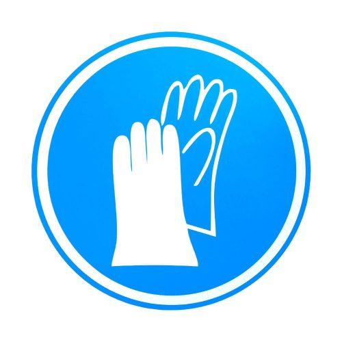 “USE PROTECTIVE GLOVES” SYMBOL PODŁOGI