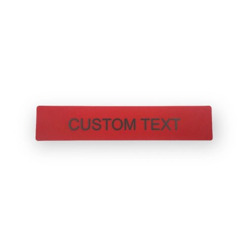 GEToolbox®  I  kształt FLOOR MARKING CUSTOM TEXT  CZERWONY