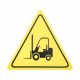 "WARNING! FORKLIFT TRUCKS" ZNAK PODŁOGOWY 300 mm