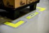 GEToolbox® Text Window Floor Marker "Mini Cut-out" 75mm czarny